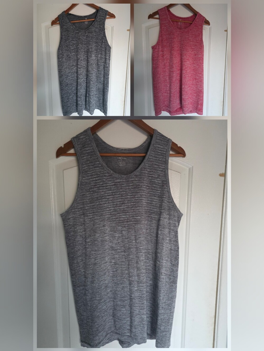 KOMPREXX Men's Sleeveless Seamless Knit Tank Top Slim XL